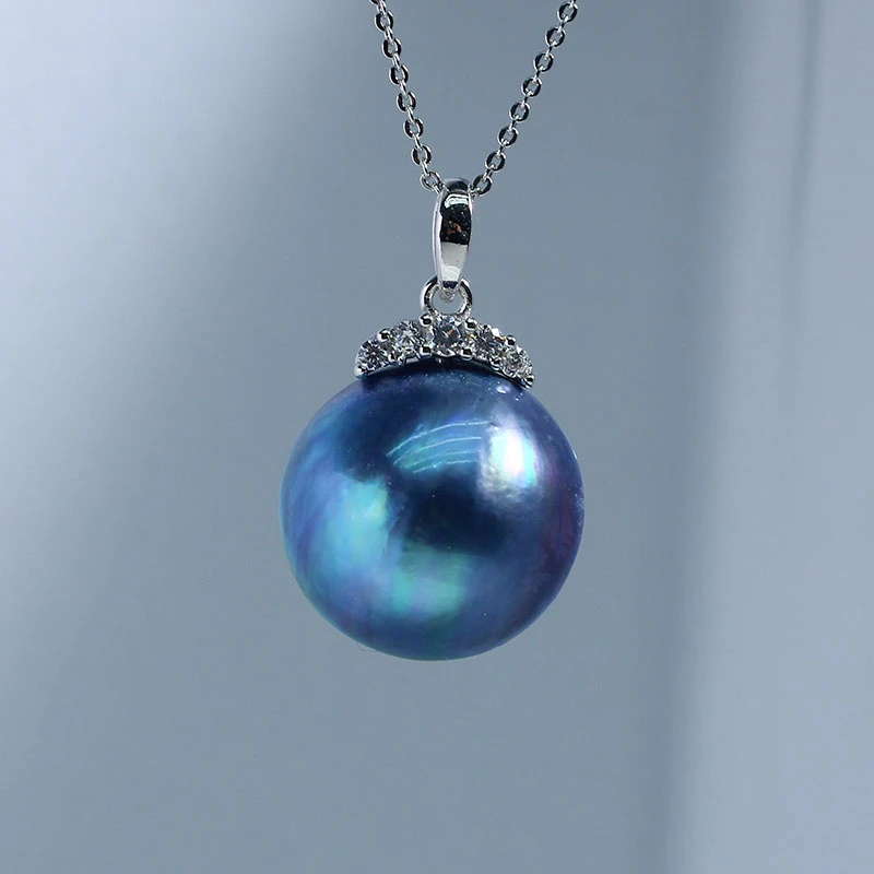 睫毛吊坠  海水马贝吊坠15MM 不含链子（多样性发一）