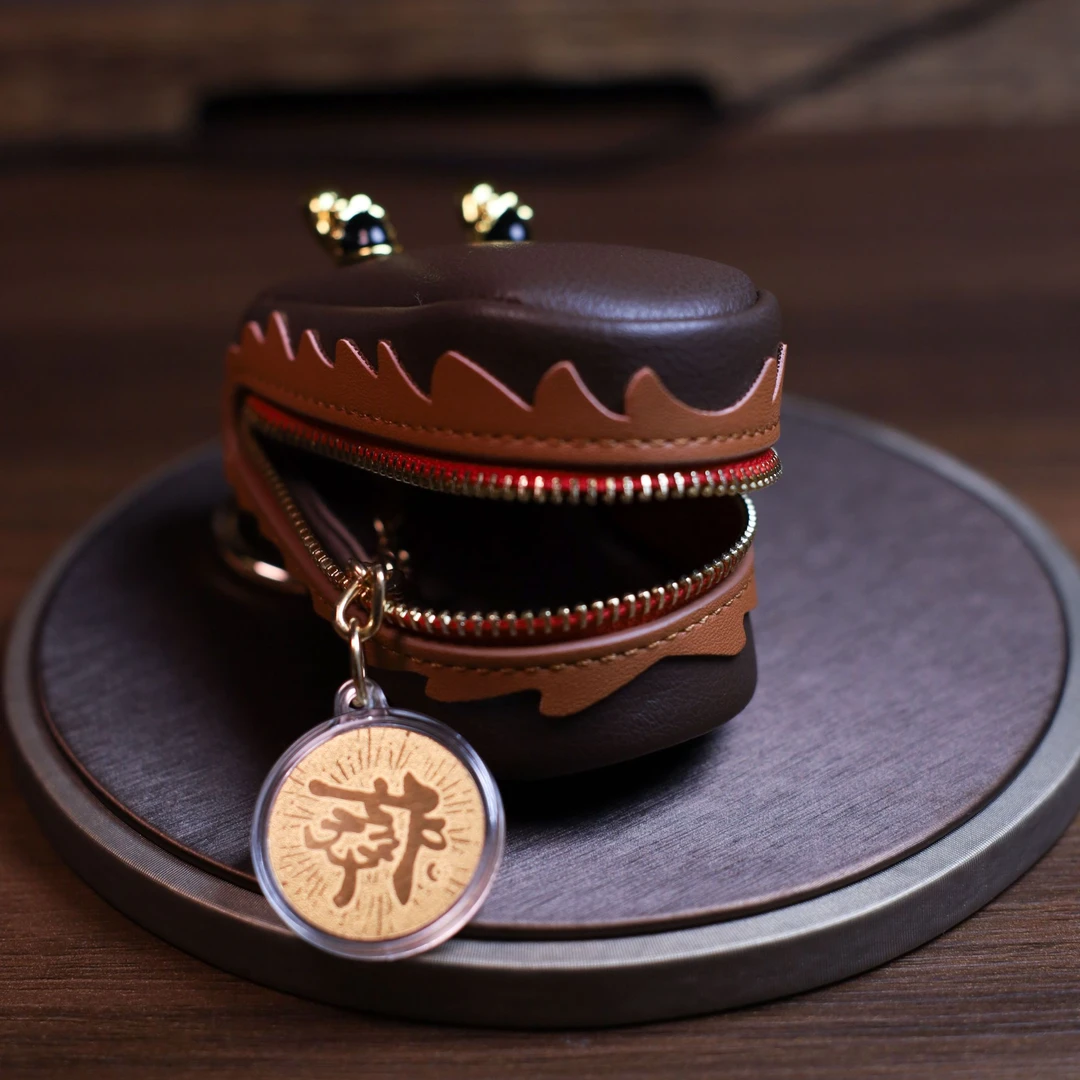 龙头金币钥匙零钱包999足金时尚情侣个性精致纪念
