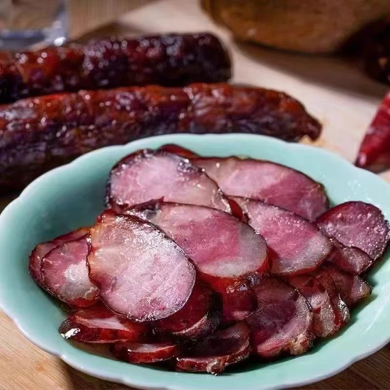 腊肠腊肉贵州农家特产柴火烟熏腊肉黔味香肠咸肠广式腊肠香肠排骨
