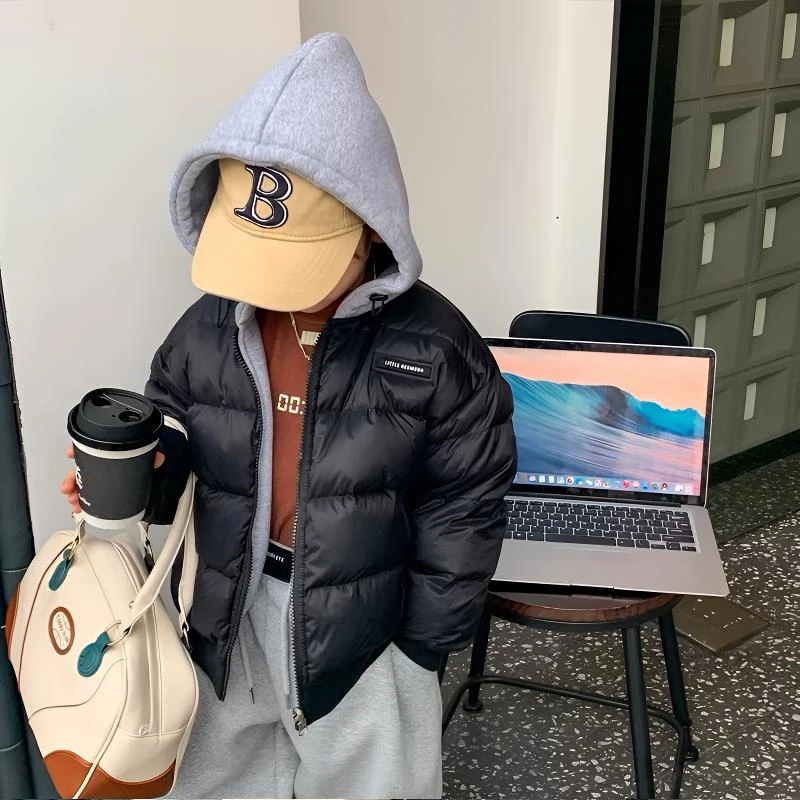 儿童羽绒服冬季加厚新款双面穿羽绒服保暖男童女童中大童外套连帽