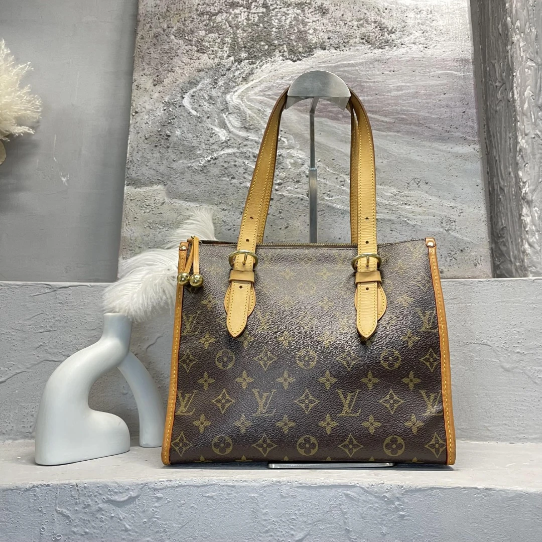 95新 LV 何为奢侈/ 金球 托特包 老花/KX8504