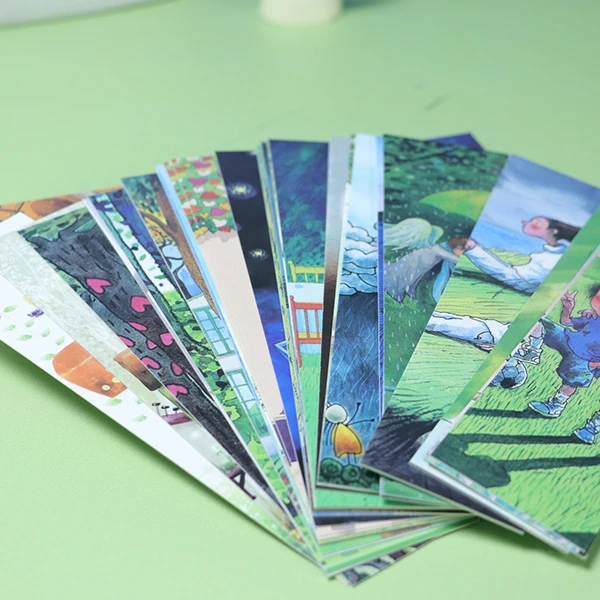 爆款学生文具店货源30张盒装加厚中国复古水墨画名校精美礼品书签