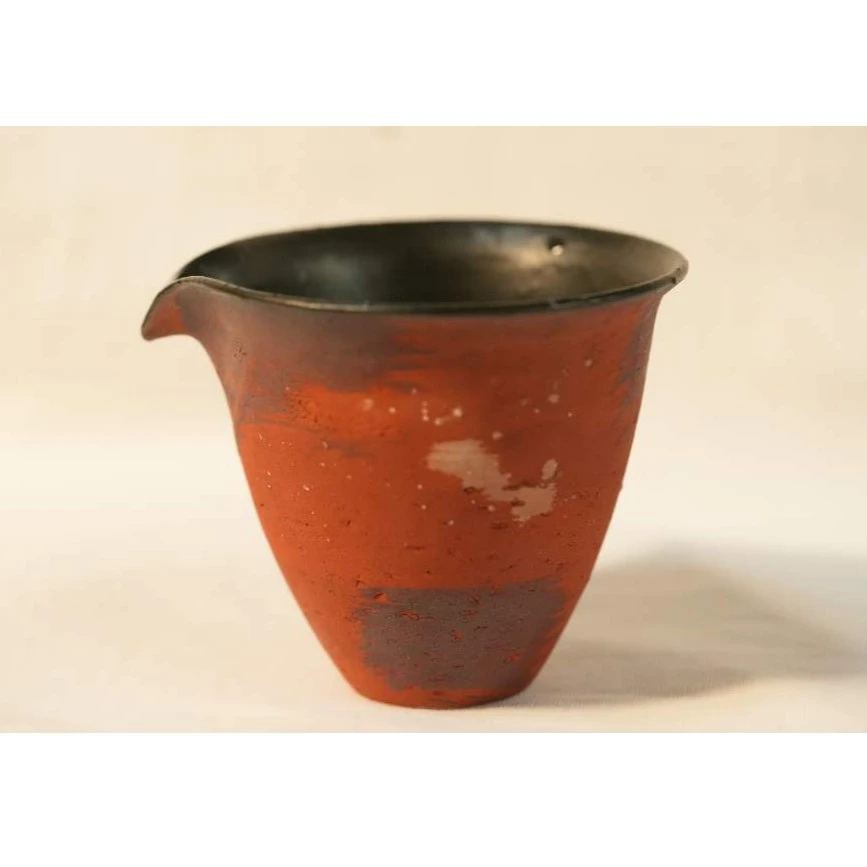 鸠山窑纯手工创意化妆土装饰分茶陶瓷公道杯