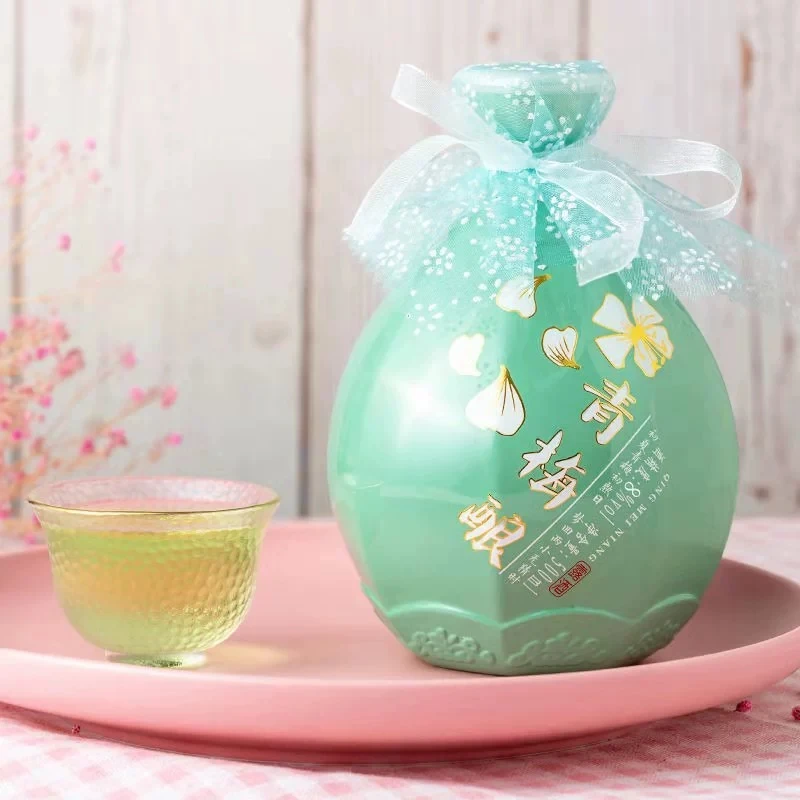 【宠粉500ml*2瓶】女士香甜聚会小酌微醺低度果酒 青梅酒桂花酒桃花