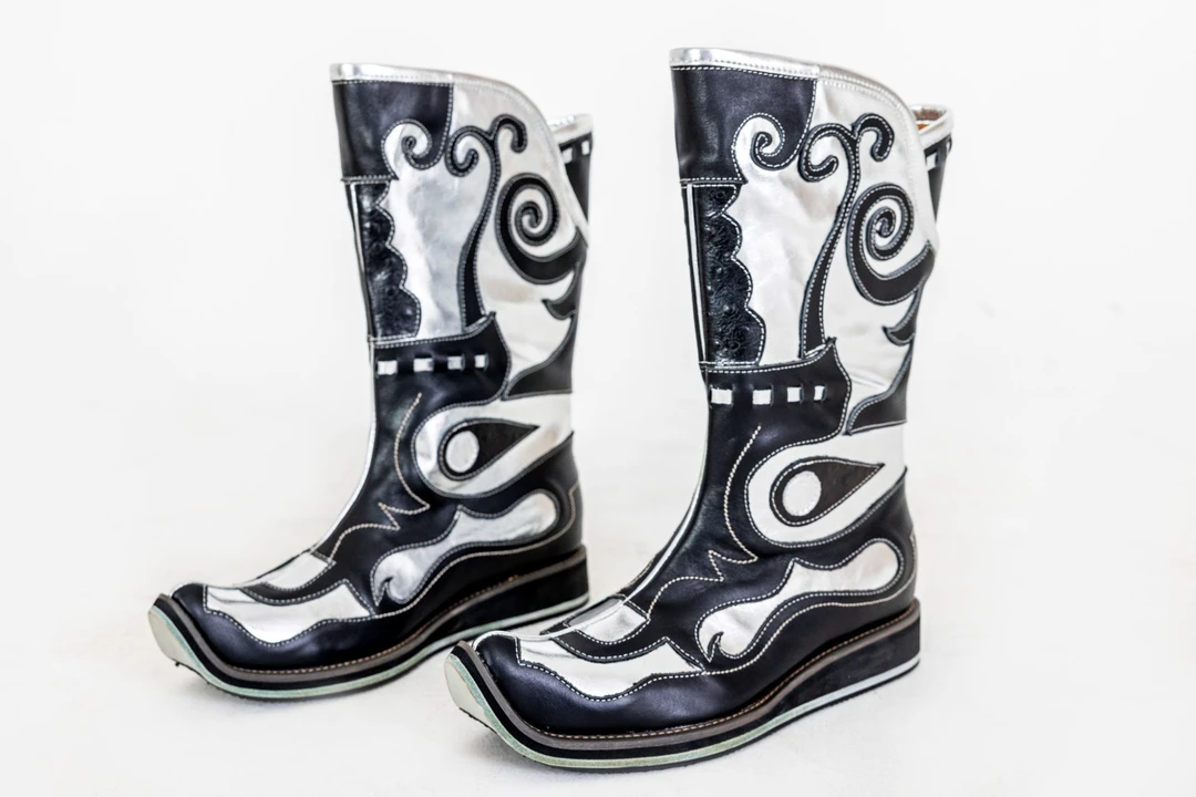 阿尔巴特民族风时尚中筒男士皮靴【GZ-09】蒙古靴子男士