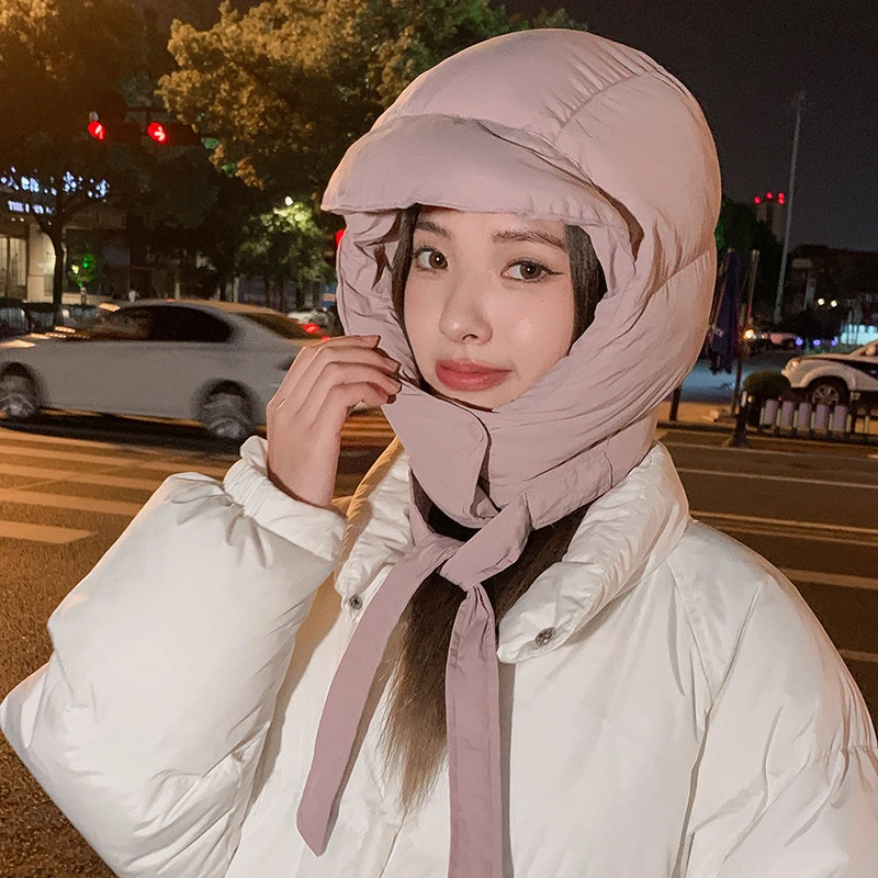 冬季防寒防风面罩户外冬天保暖骑电动车加厚包头帽骑行头套女帽子