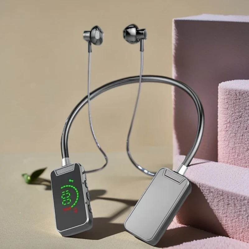 S8无线蓝牙耳机长续航运动挂脖式k歌耳返通用耳机JF