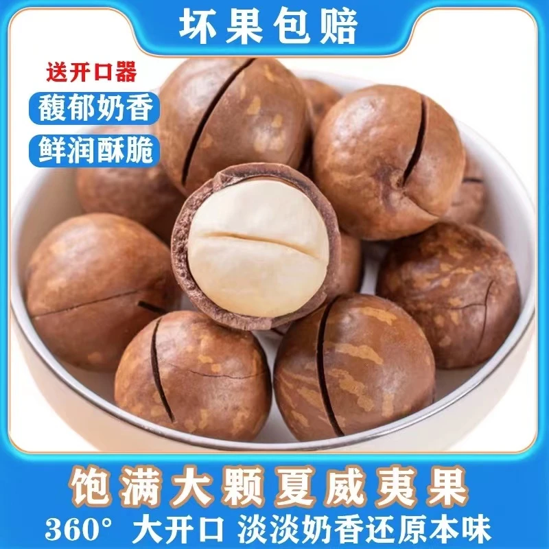 新货 夏威夷果250克*2包 奶油味颗粒饱满 坏果包赔