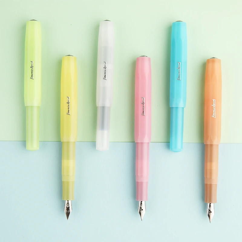 KAWECO 口袋钢笔冰晶FROSTED透明小清新练字学生