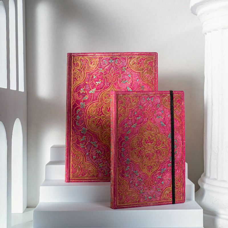 paperblanks 玫瑰年代记 2024最新款 复古软壳 手帐笔记本