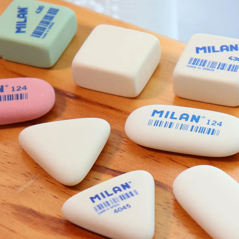 网汇鹅·西班牙MILAN米兰橡皮擦干净不留痕无毒无塑料美术专用学生