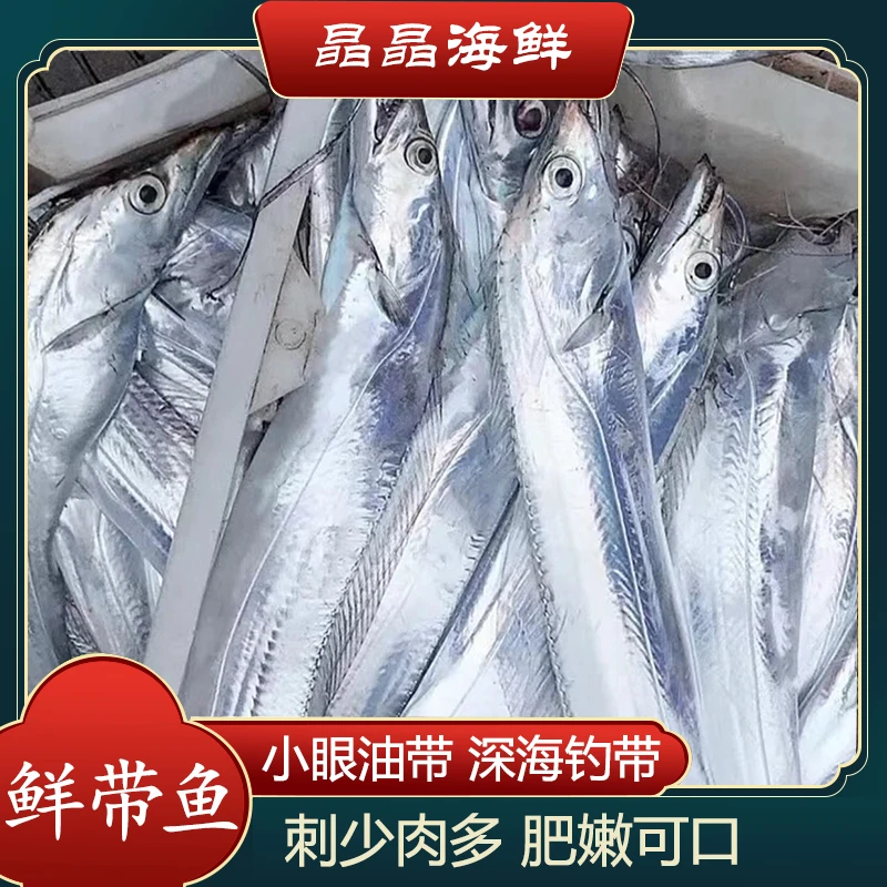 【深海野生带鱼】深海野生带鱼新鲜带鱼 肉嫩肚皮薄 些许破肚