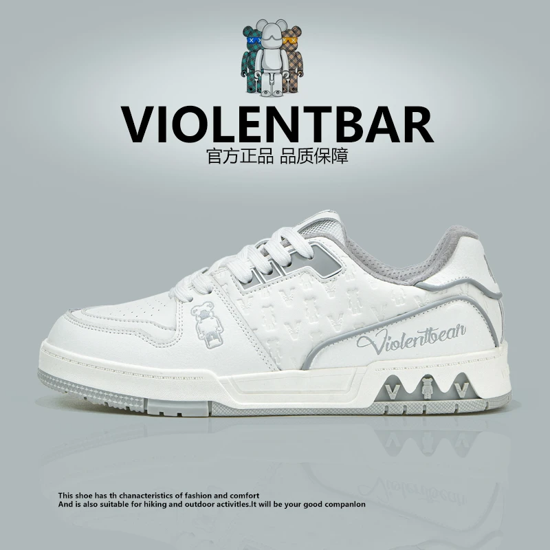 Violentbear/暴力熊男鞋时尚潮流韩版潮鞋经典低帮休闲情侣鞋8889
