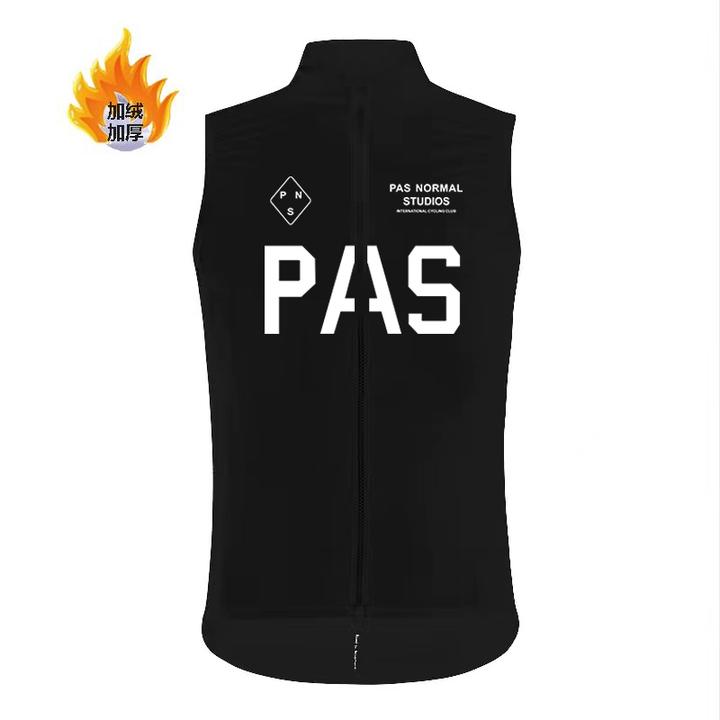 PNS户外骑行抓绒马甲防风防水保暖公路车骑行服马甲加绒加厚透气