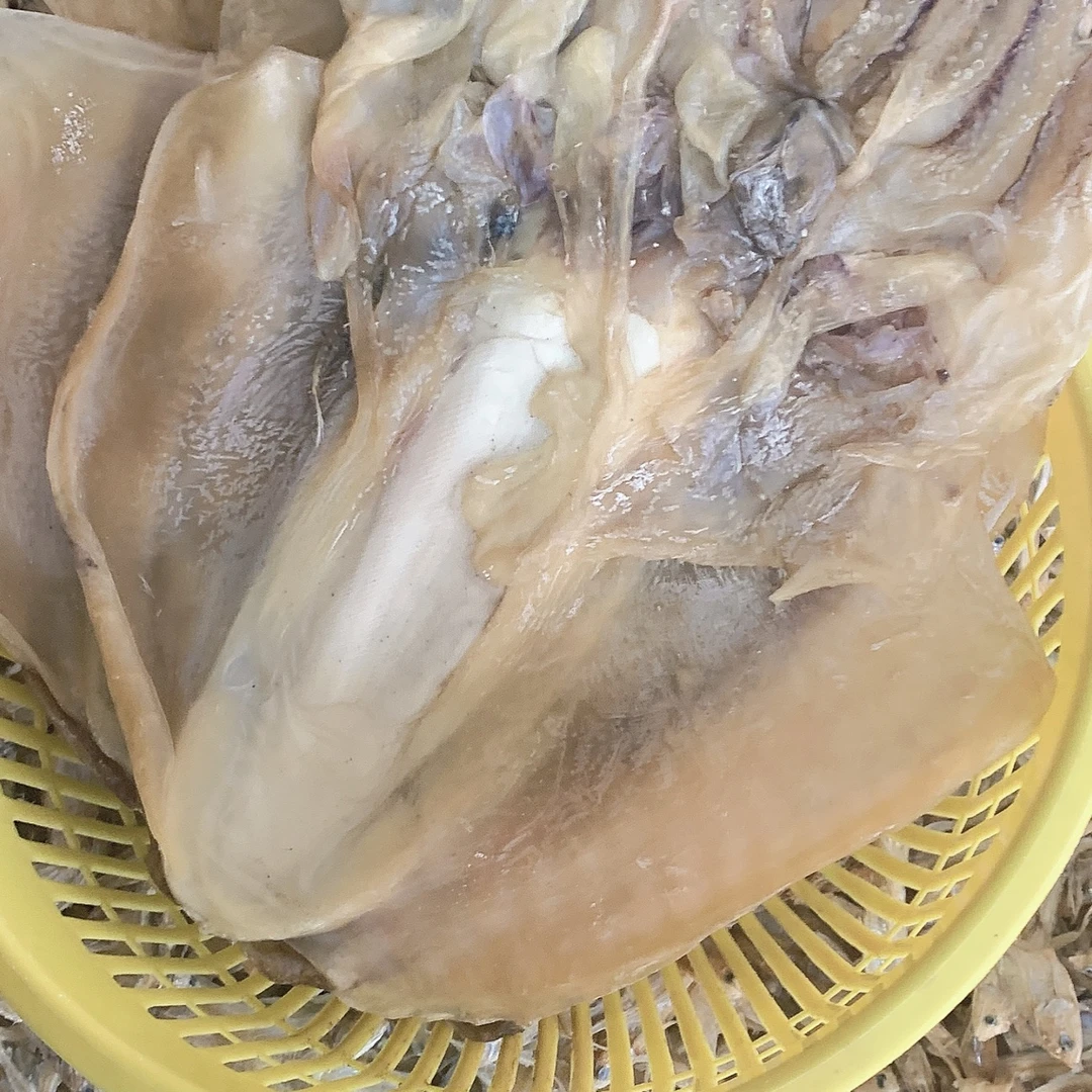 淡干淡晒优质墨鱼干货炖汤佳品（4-5干）一斤，500g