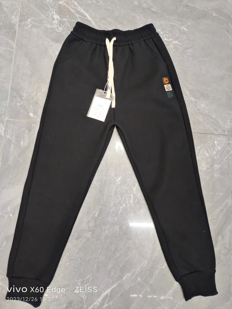 跑量款男女同款加绒防风面料休闲裤