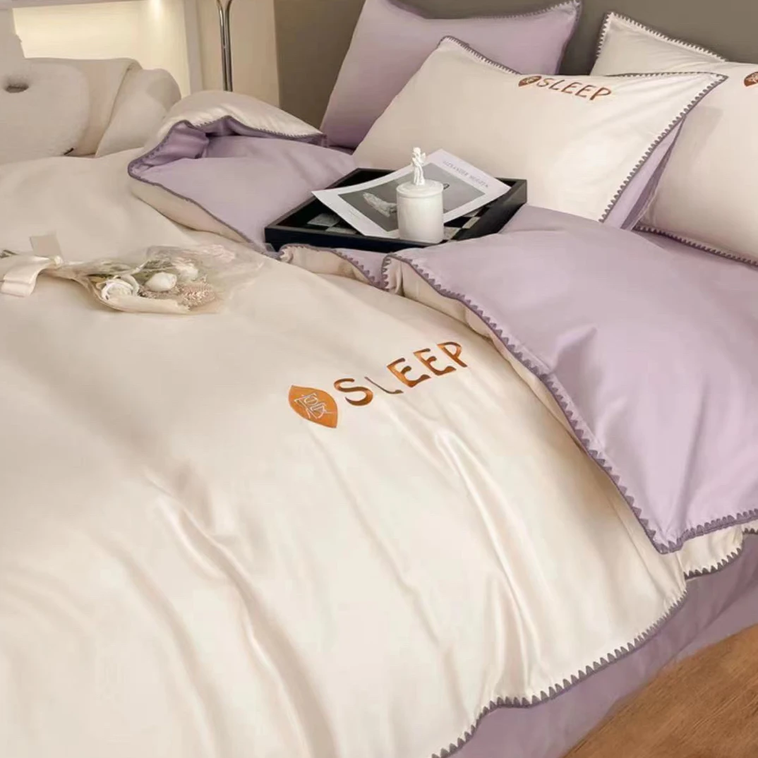 《跑量款》秋季惊喜刺绣四件套标准1.8笠～A518