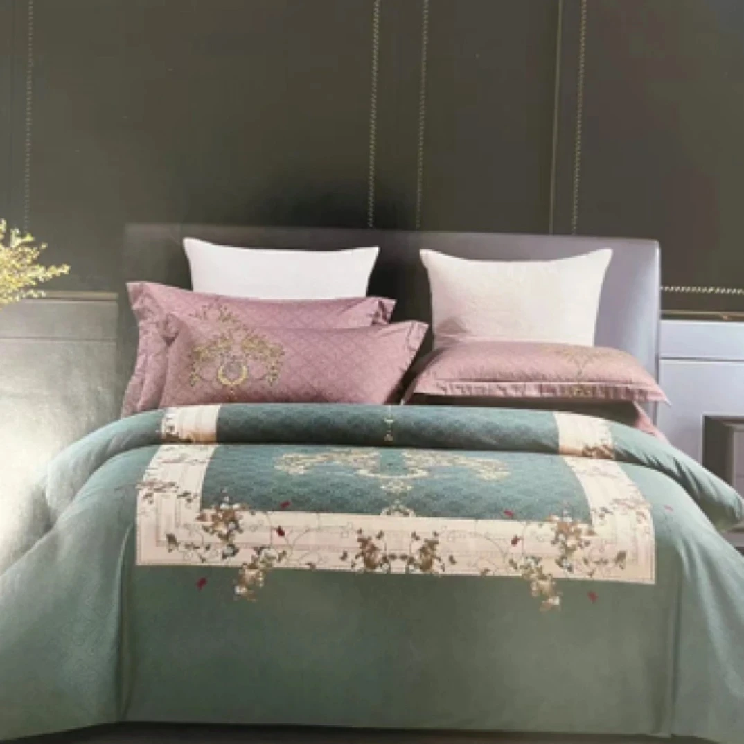 长绒棉数码印花四件套标准200*230微瑕～Y6001