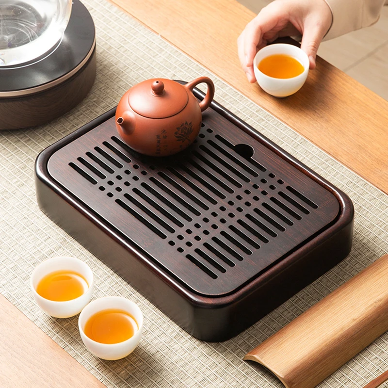 茶盘实木家用竹托盘蓄水功夫茶具2025新款茶海客厅沥水干泡小茶台