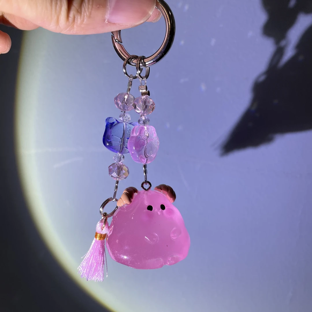 夜光可爱羊羊手机坠D71