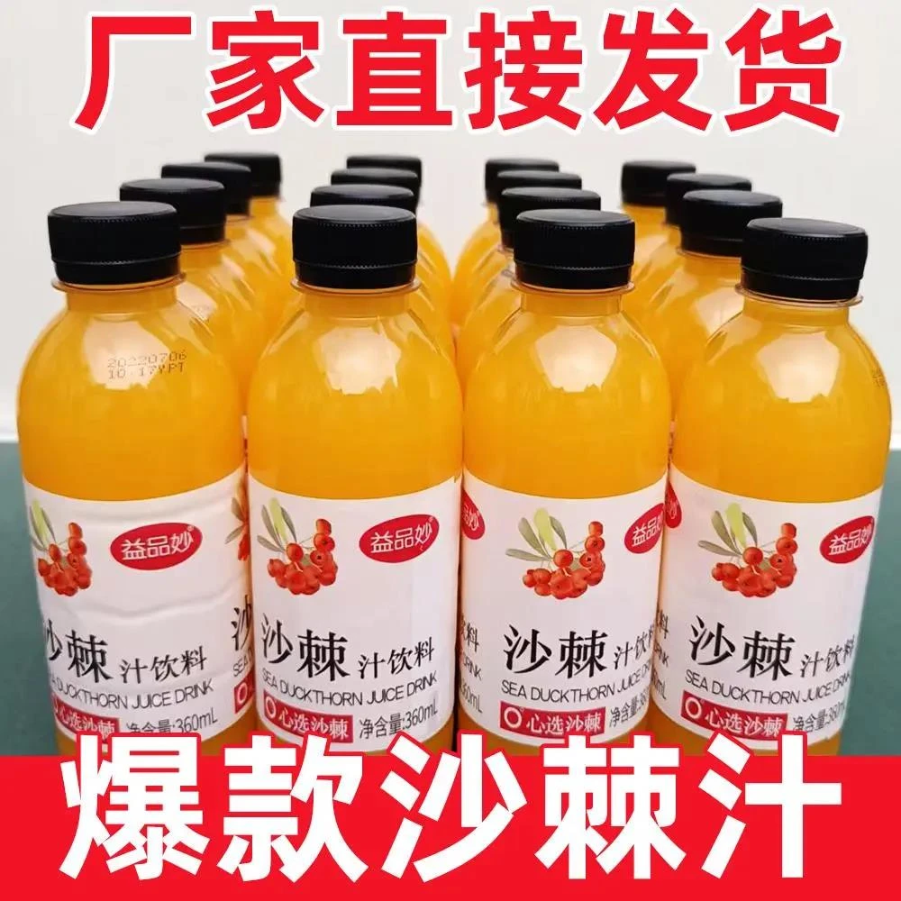 【粉丝福利】沙棘汁饮料360ml整箱批发特价网红果汁高颜值饮品