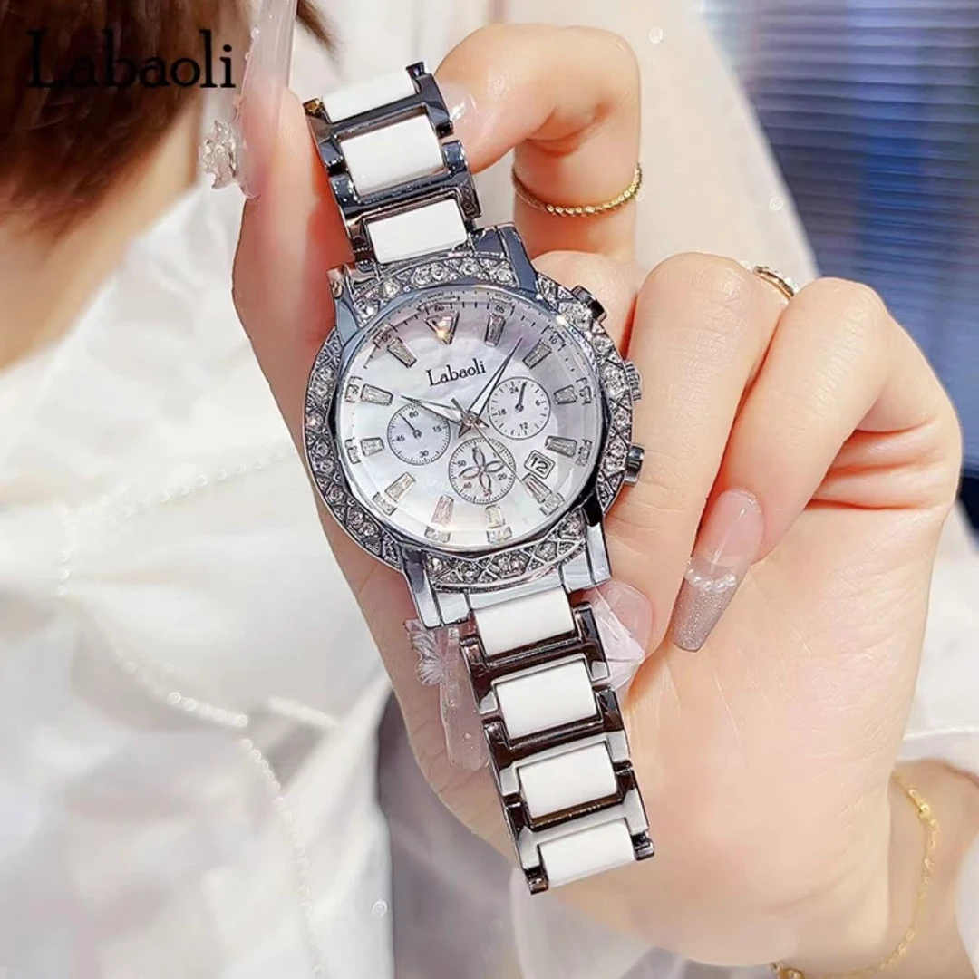 梦幻女神手表女款防水满钻新款女士轻奢时尚小众气质奢华镶钻女表