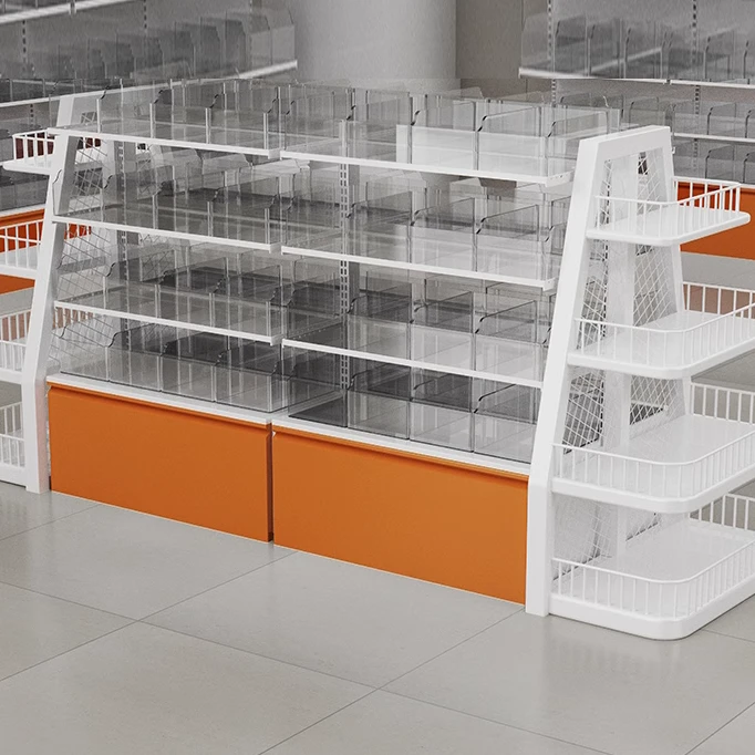 零食超市零食散称货架一鸣同款好想来便利店食品展示架零食很忙