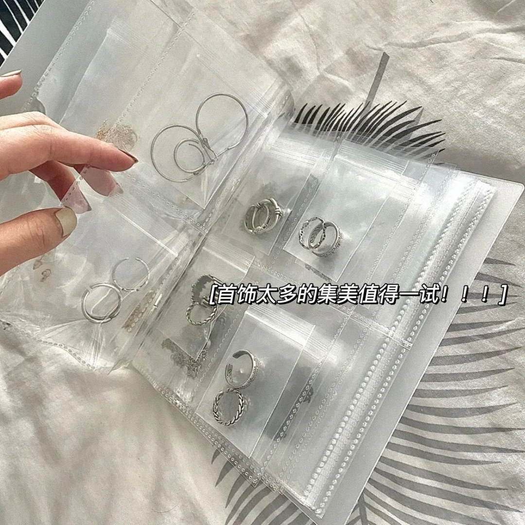 三丽鸥甜美毛绒发夹收纳册防氧化透明3寸相册发夹书本全套成品ins