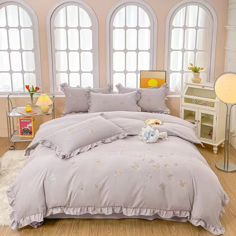 158    蝶羽紫四件套