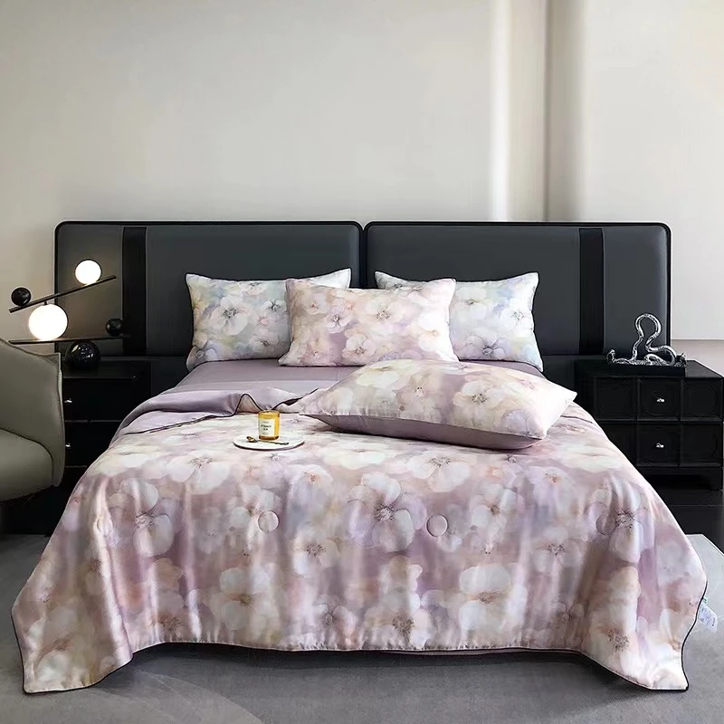 620 棠梨紫 天丝四件套