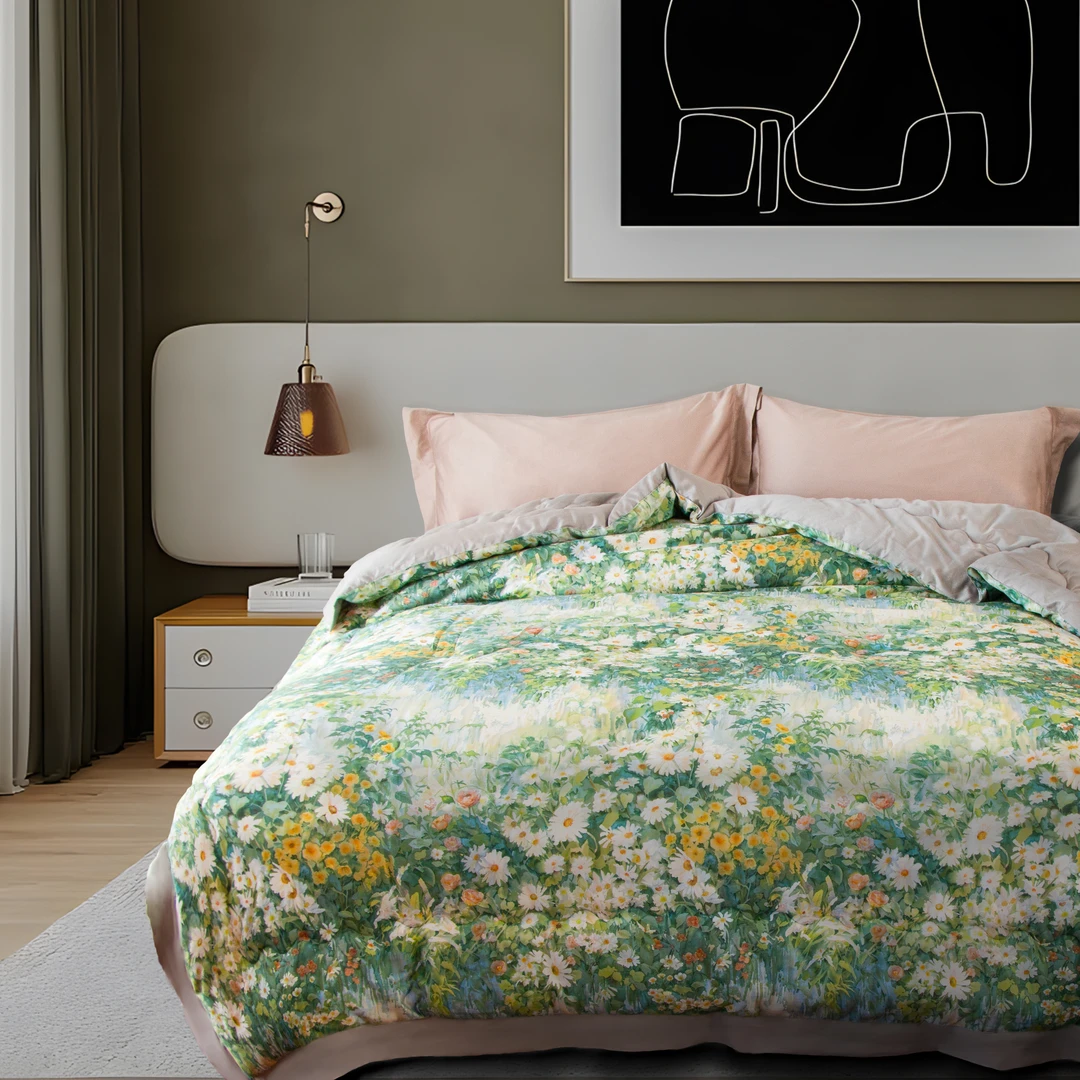 纯棉60s贡缎长绒棉单人双人懒人被 绿野仙踪150*200/200*230时尚