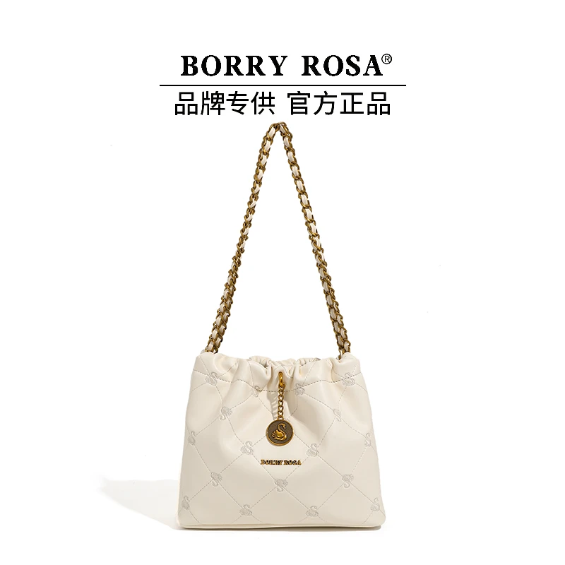 【九儿专享】BORRY ROSA/【天鹅云朵包】 (1866白)2023新款显眼包
