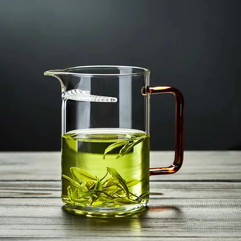 绿茶泡茶器加厚玻璃公道杯分茶器泡茶壶茶具