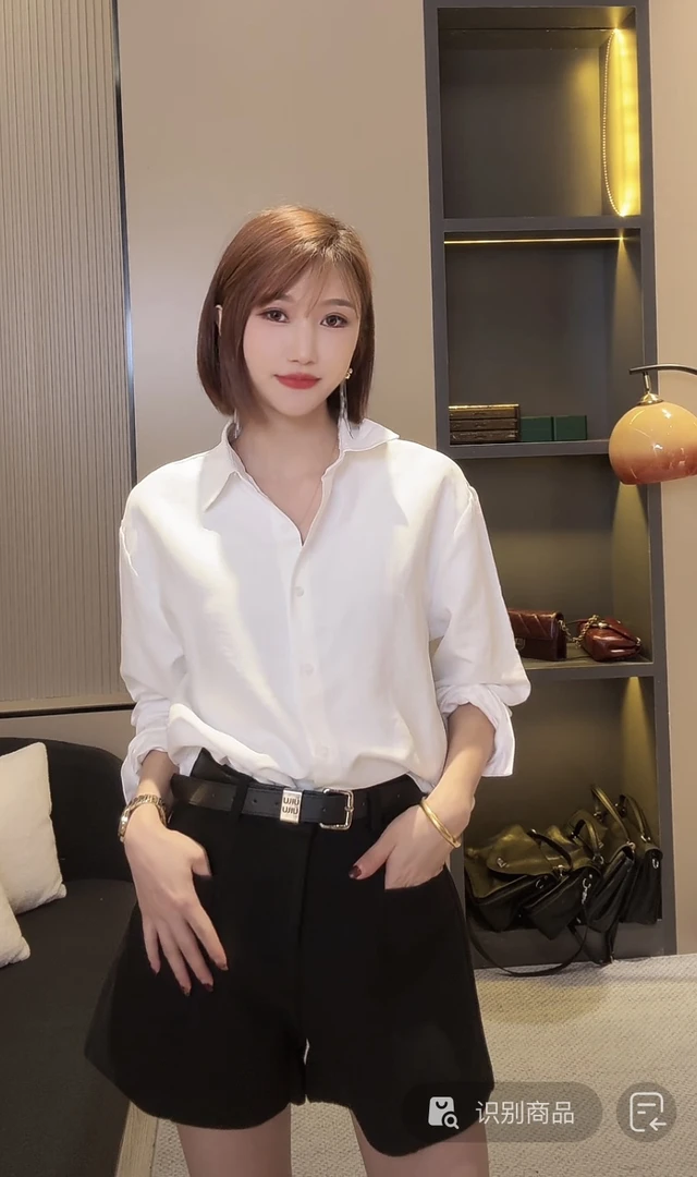 新品韩版百搭衬衫 7788