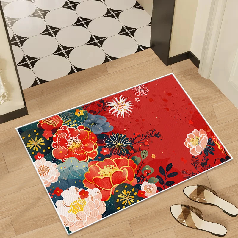 中式卫生间吸水地垫浴室门口家用脚垫进门速干耐脏垫子可批发地垫