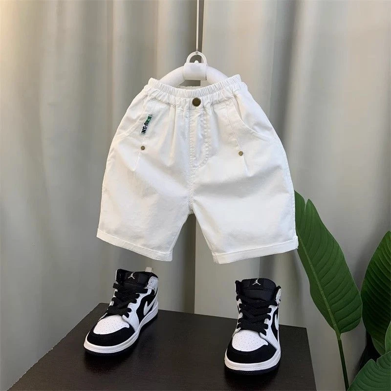 男童短裤2024新款洋气宝宝夏装工装薄款短裤儿童外穿休闲五分裤夏