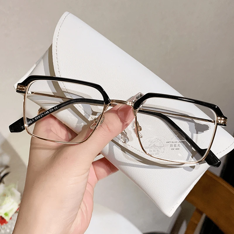 【专柜正品】高档老花镜中老年气质时尚防蓝光远近两用高清老花镜