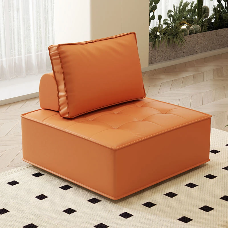 棉花糖沙发网红小户型榻榻米单人可躺卧室懒人豆袋休闲豆腐块组合