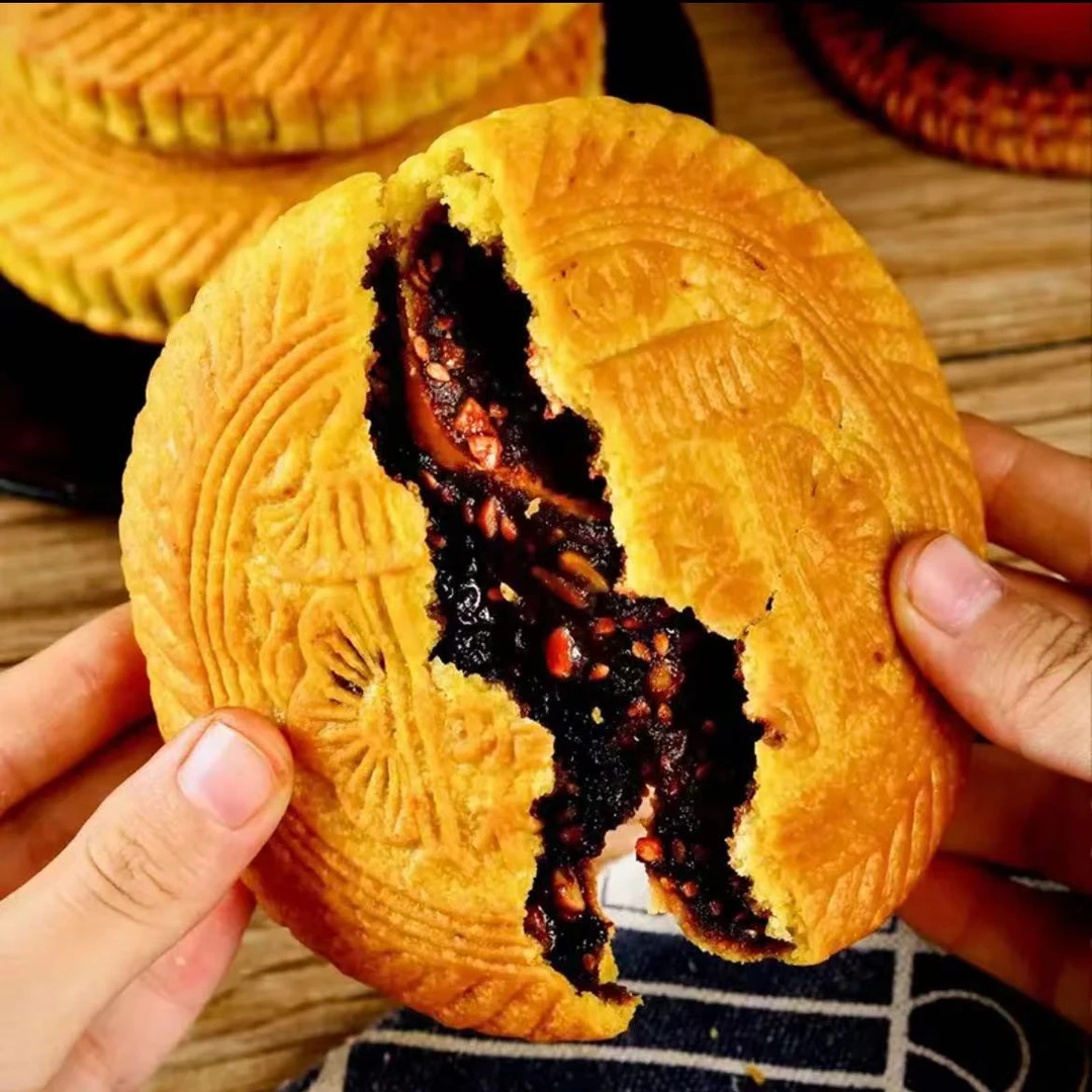 【晋扬】山西特产纯手工空心月饼酥脆解馋75g*10（易碎介意勿拍）