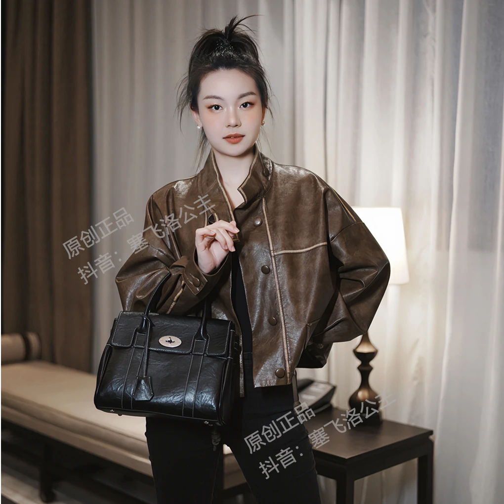 【CEFIRO · CiCi】秋冬百搭女士手提斜跨包包 WGG-1WB815-1101