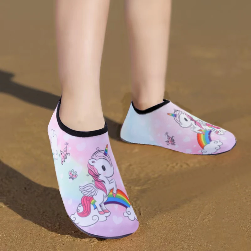 男女儿童沙滩鞋赤足潜水鞋浮潜鞋宝宝游泳涉水鞋袜防滑防割溯溪鞋