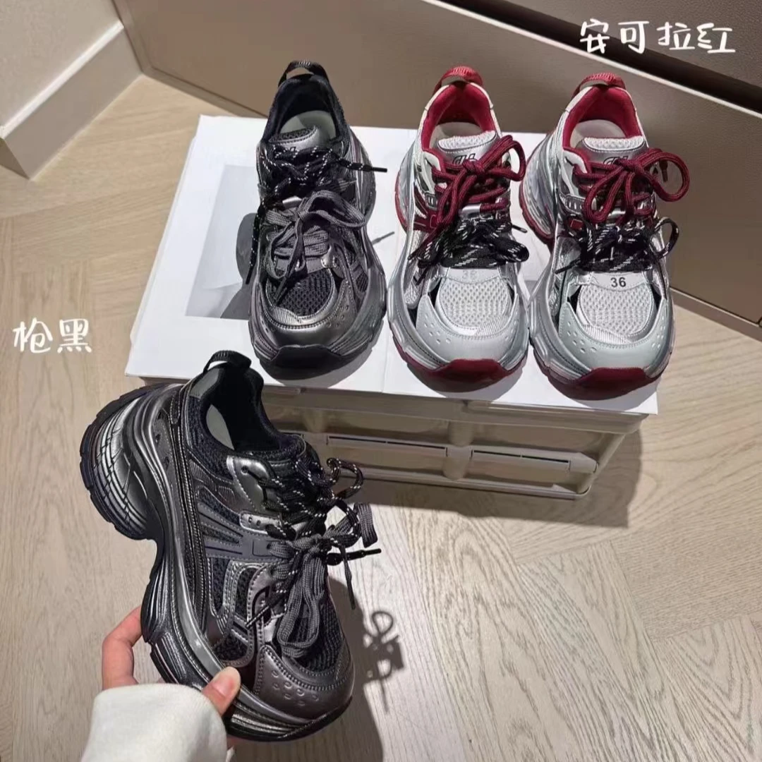 【Zx】安可拉红酷酷老爹鞋休闲老爹鞋