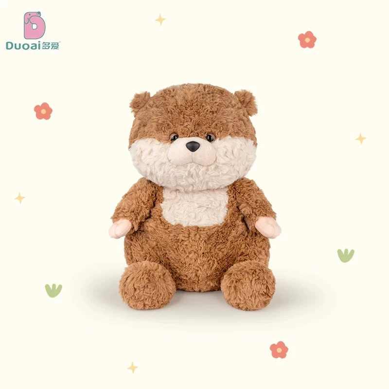 「正版」多爱懒懒水獭老鼠刺猬绒玩具懒懒系列公仔女生礼物