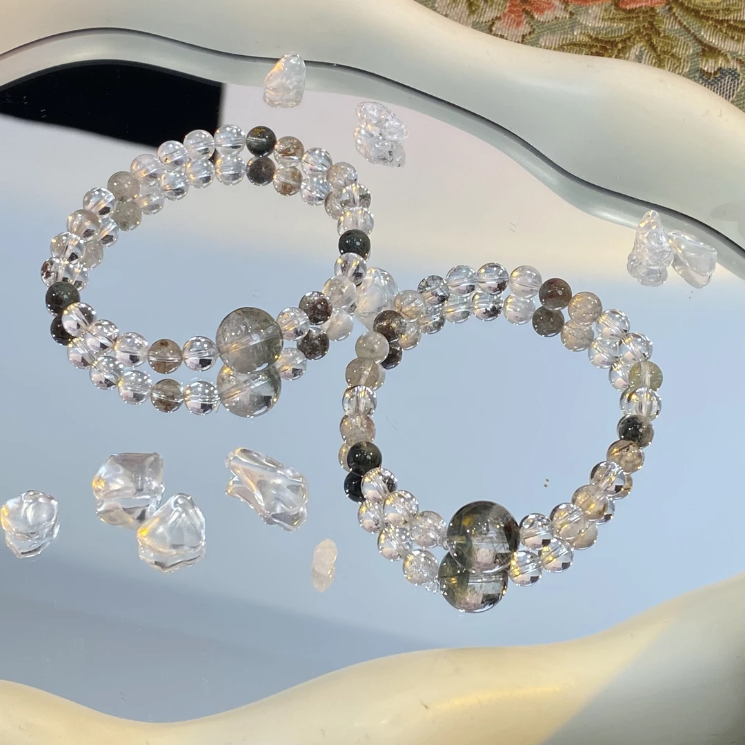 【绿幽灵】水晶手串原创小众设计