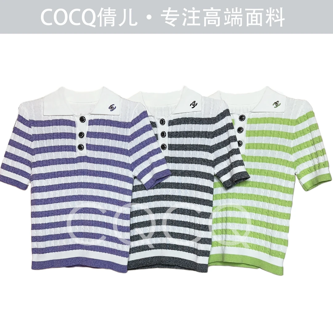 【COCQ】2023夏季新款 条纹香香上衣