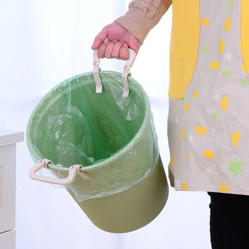 垃圾袋固定夹子家用创意防掉夹卡扣垃圾桶夹子固定圈压圈器边缘夹