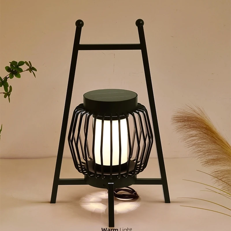 手提草坪灯便携式户外太阳能庭院灯防水花园草地灯别墅露台景观灯