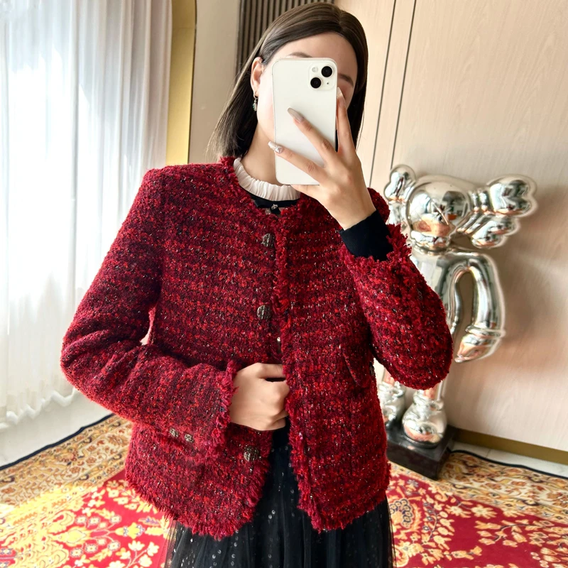 【小风子】【90白鹅绒】MSSY美舒尚衣轻奢小香风外套鹅绒服90003