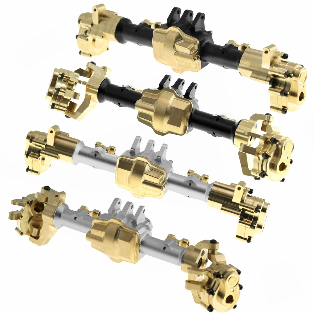 CROSSRC大野牛东北虎大犀牛大狮子升级金属前后桥 桥壳总成配件