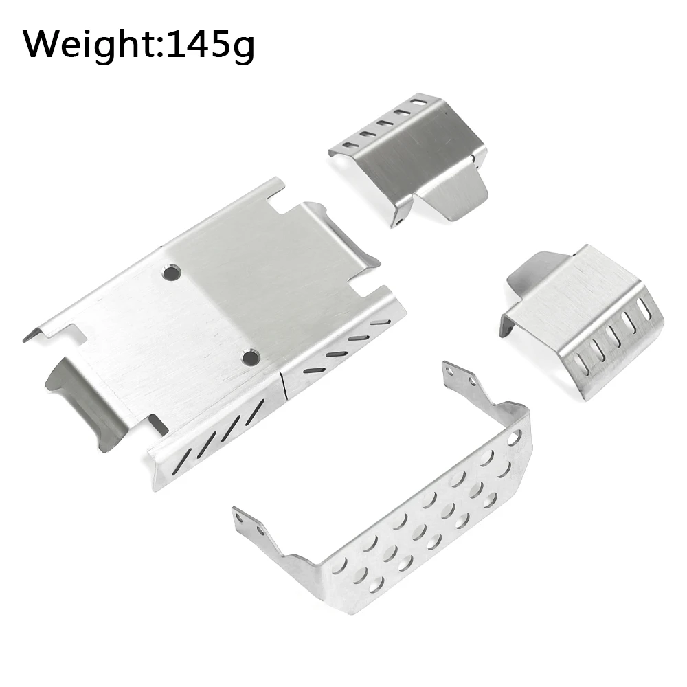 CROSSRC 1/8模型攀爬车X4大豹子X6大河马金属不锈钢护甲底盘装甲